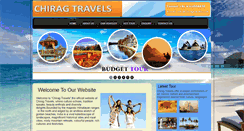Desktop Screenshot of chiragtravels.com